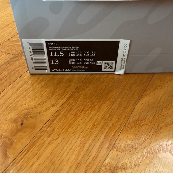 Nike Paul George PG5 size 11.5 - Picture 8 of 9